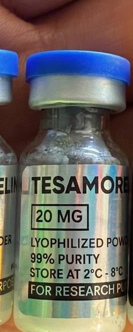 Vial de Tesamorelin, 20 MG, polvo liofilizado